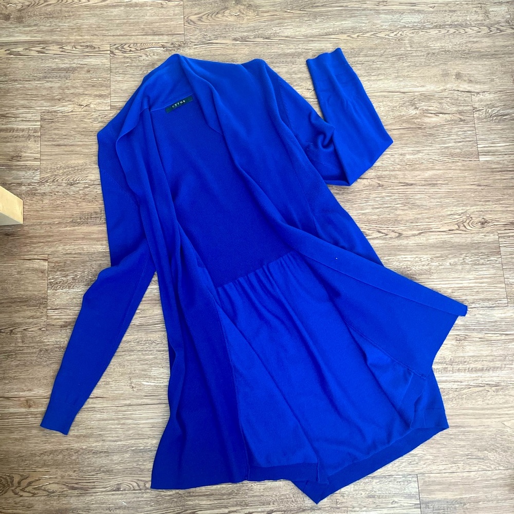 Cyrus Royal Blue Women’s Long Cardigan